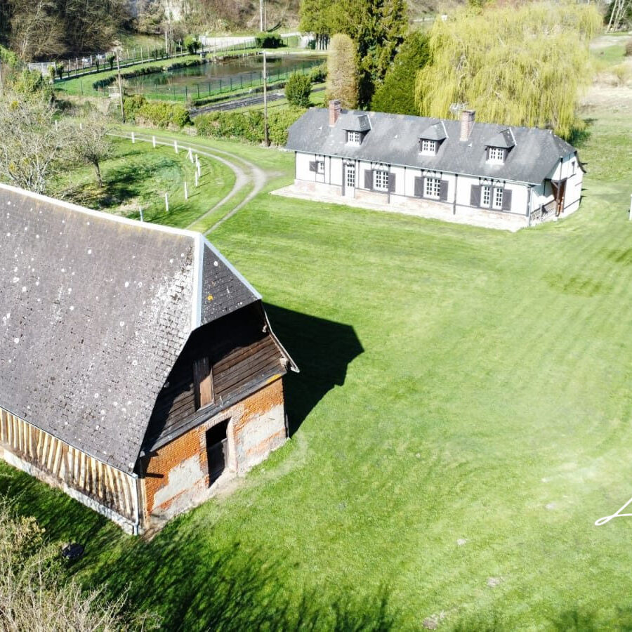 a vendre ensemble immobilier maison saint-aubin-sur-scie 117.00 m²